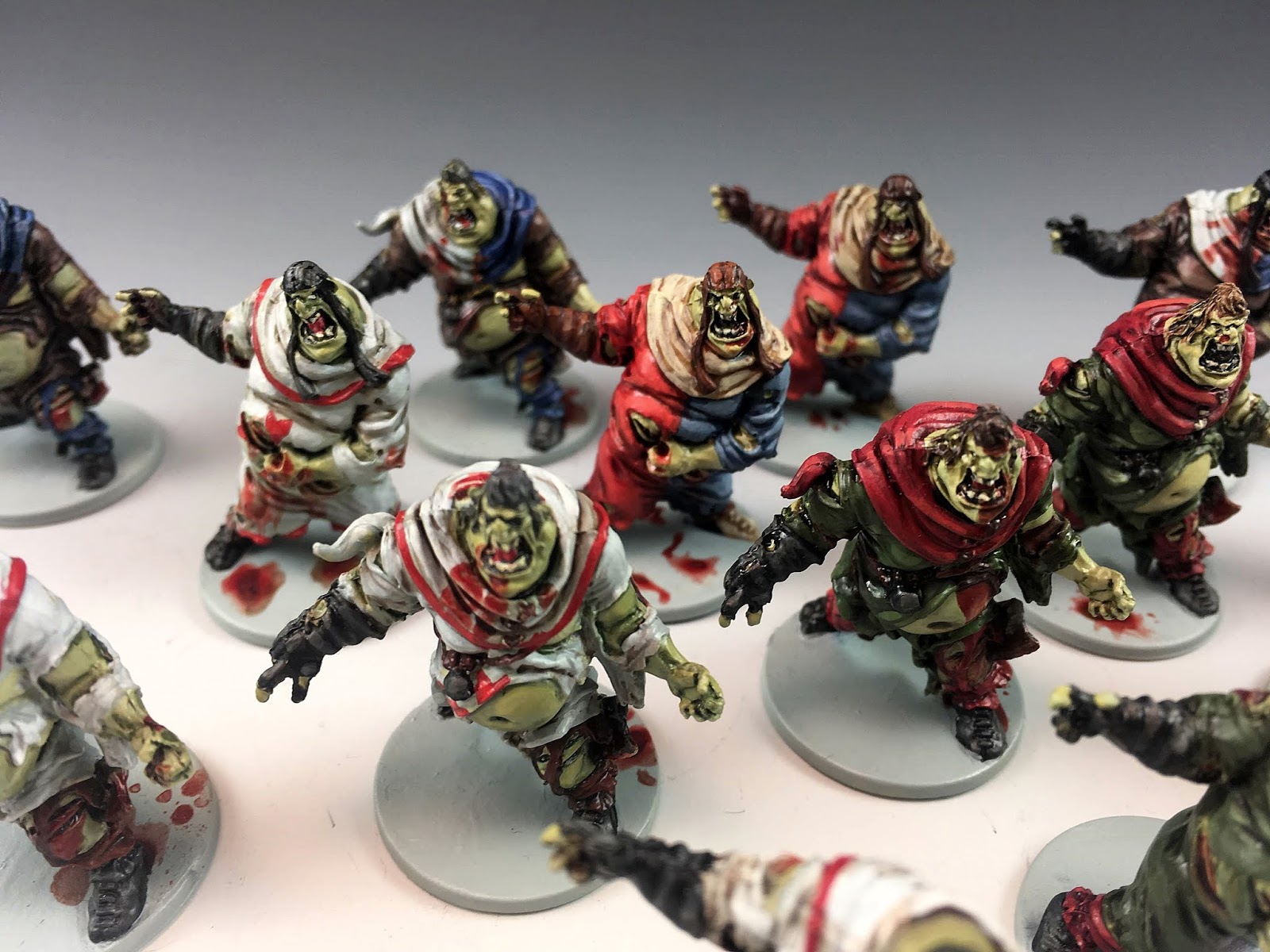 Zombicide Invader Pegs and Base set CMoN