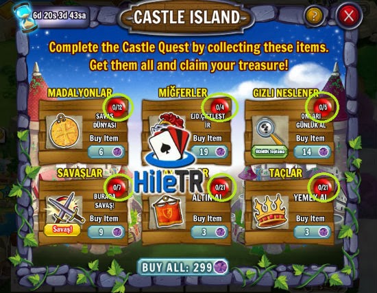 Castle Island / Kale Adası Kara Şövalye Ejderhası ve Beyaz Şövalye Ejderha Hilesinin Yapılışı