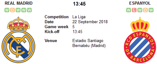 Real Madrid vs Espanyol en VIVO Real Madrid vs Espanyol en VIVO