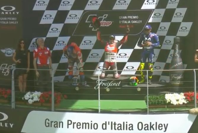 Doppietta Ducati al Mugello con Lorenzo e Dovizioso, Valentino Rossi sul podio | Motori MotoGP
