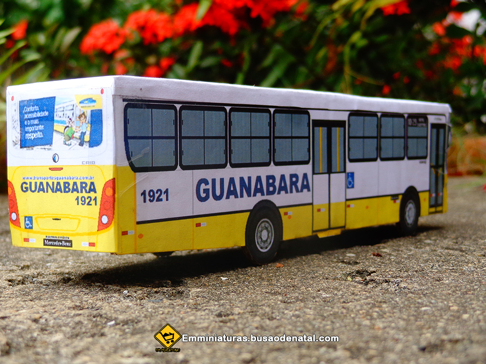 Transportes Guanabara 1921 em miniatura