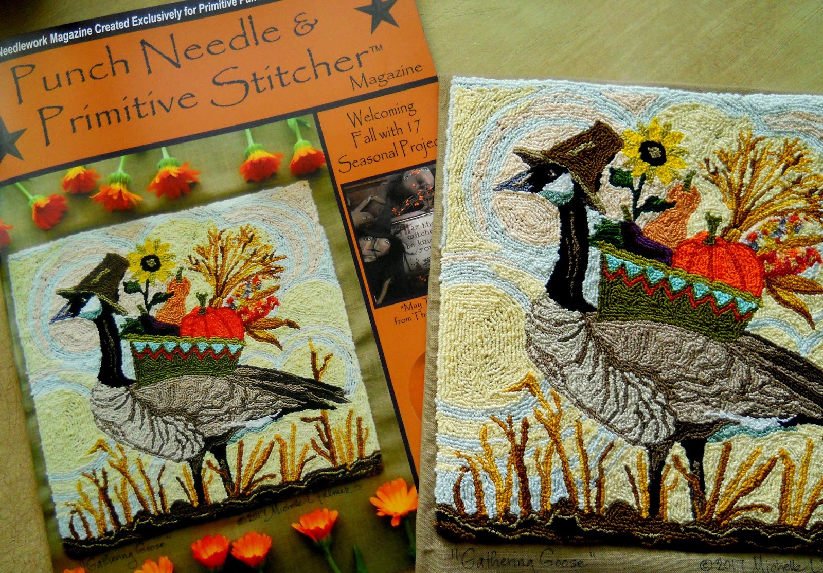 Michelle Palmer Punch Needle & Primitive Stitcher Magazine