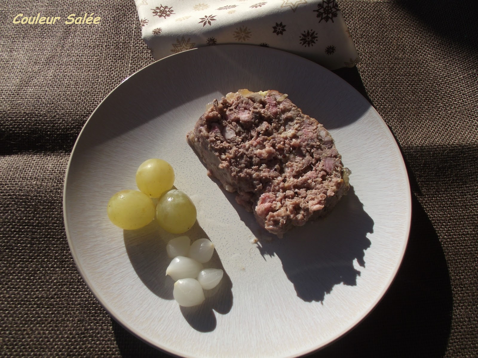 couleur salée terrine de sanglier