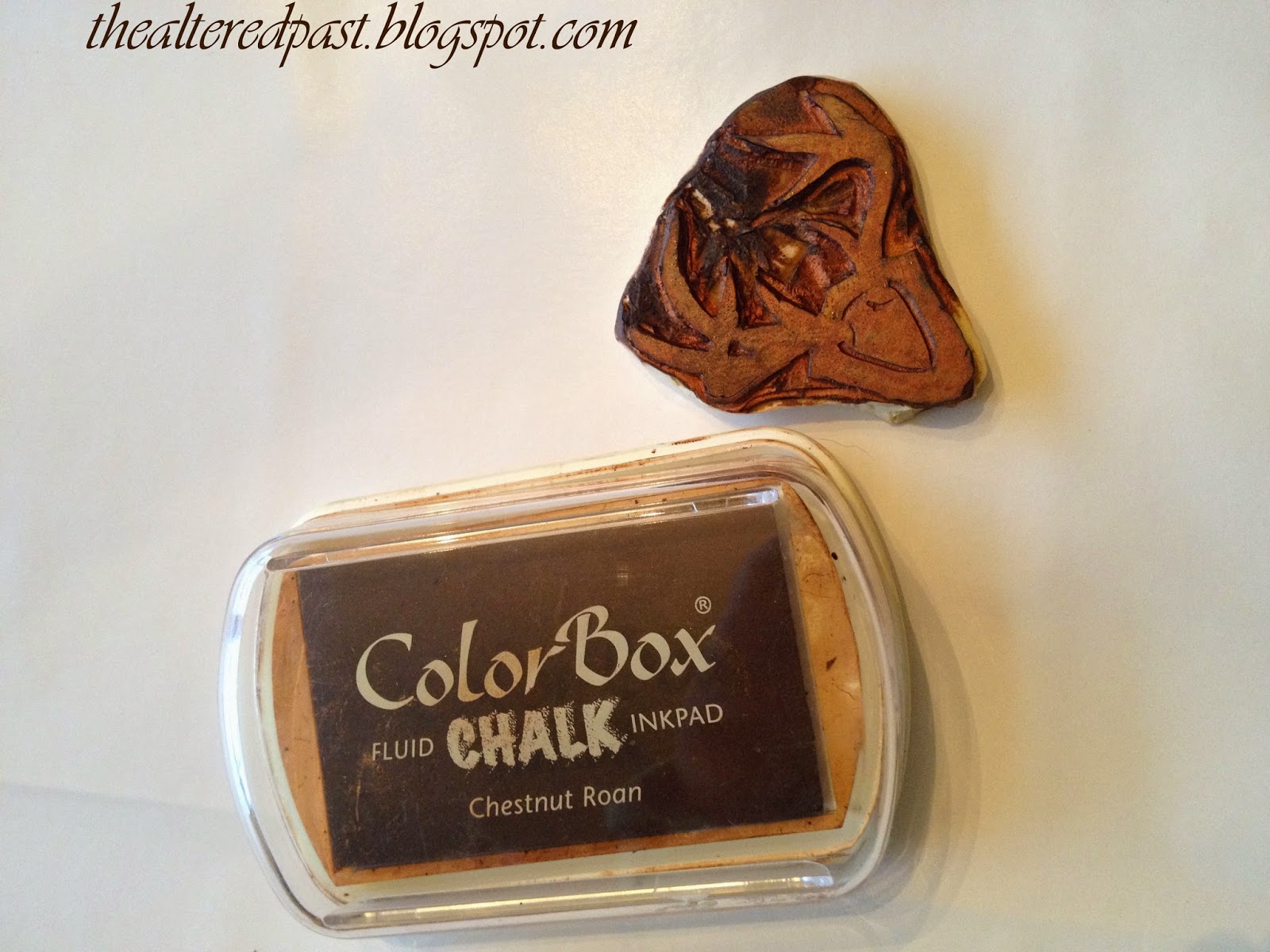 handmade rubber stamp, mounted deer head, the altered past blog