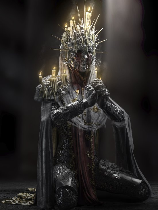 As incríveis esculturas digitais e modelos 3D de fantasia, ficção e terror de Andrés Ríos Andres Rios artstation arte ilustrações esculturas digitais modelos 3D fantasia ficção terror sombrio