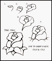 draw step rose easy steps beginners flower simple drawing drawings roses cool flowers learn pretty birthday instructions