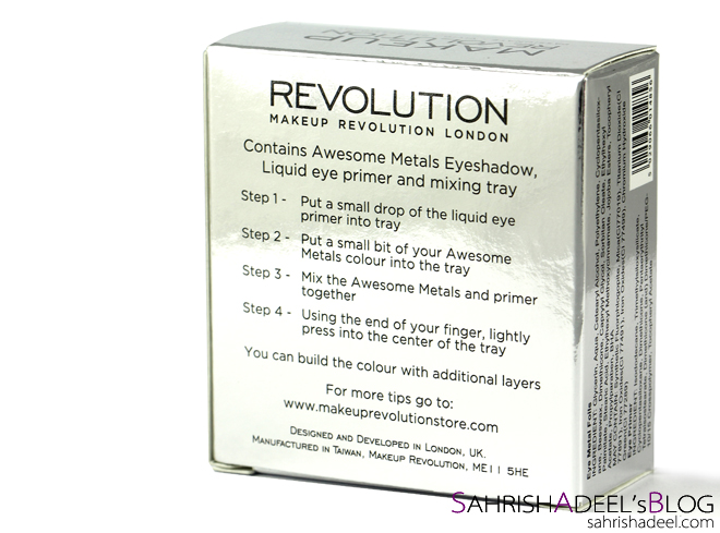 Awesome Metals Eye Foils by Makeup Revolution - Review & Swatches