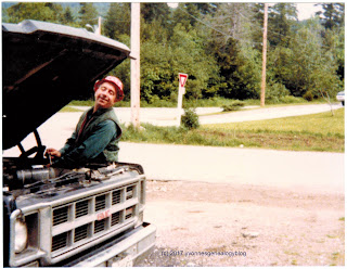 Maurice Belair with his GMC in 1980