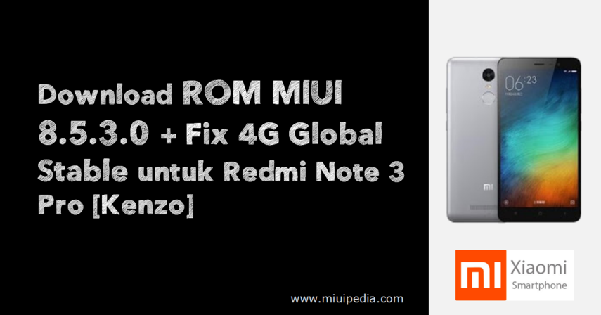 firmware redmi note 3 kenzo