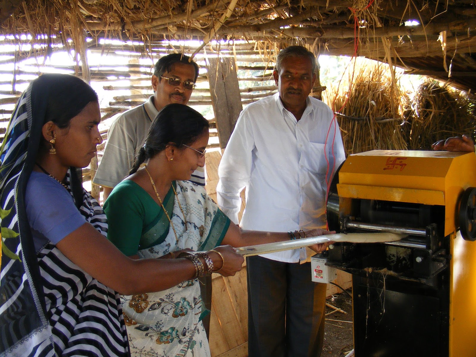 Eco Green Unit Banana fibre extraction project done by a Small farmer