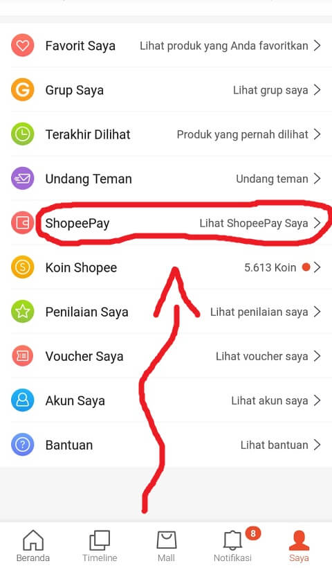 Halaman Saya di Shopee Halaman Saya di Shopee