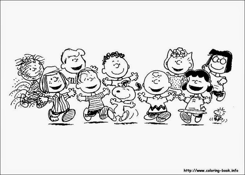 peanuts comic coloring pages - photo #33
