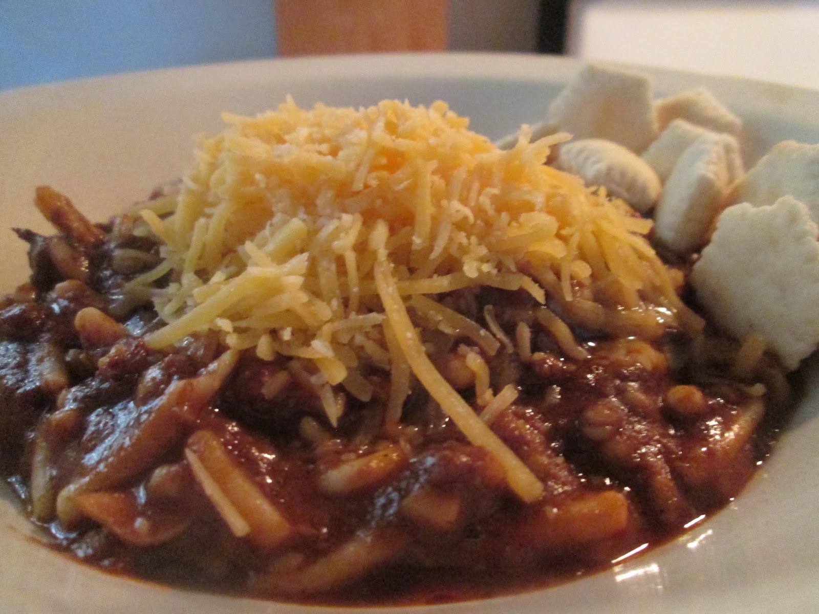 Diab2Cook: Skyline 3 Way – Chili, Spaghetti, Cheese w/ Side of Oyster ...