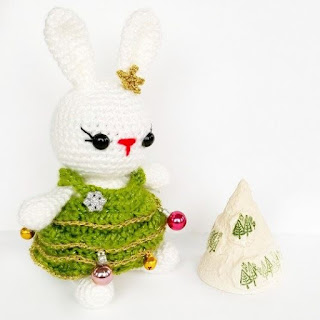 PATRON GRATIS CONEJA ARBOL NAVIDAD AMIGURUMI 35516