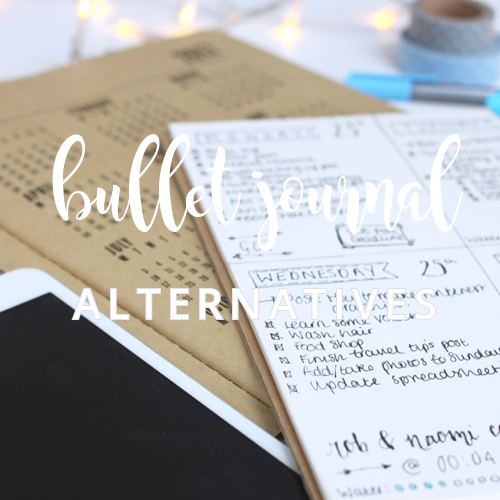 Alternatives to Bullet Journalling
