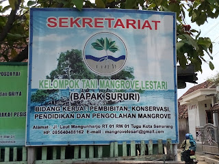 foto sekretariat Kelompok Tani Mangrove Lestari di Mangkang, Tugu, Kota Semarang