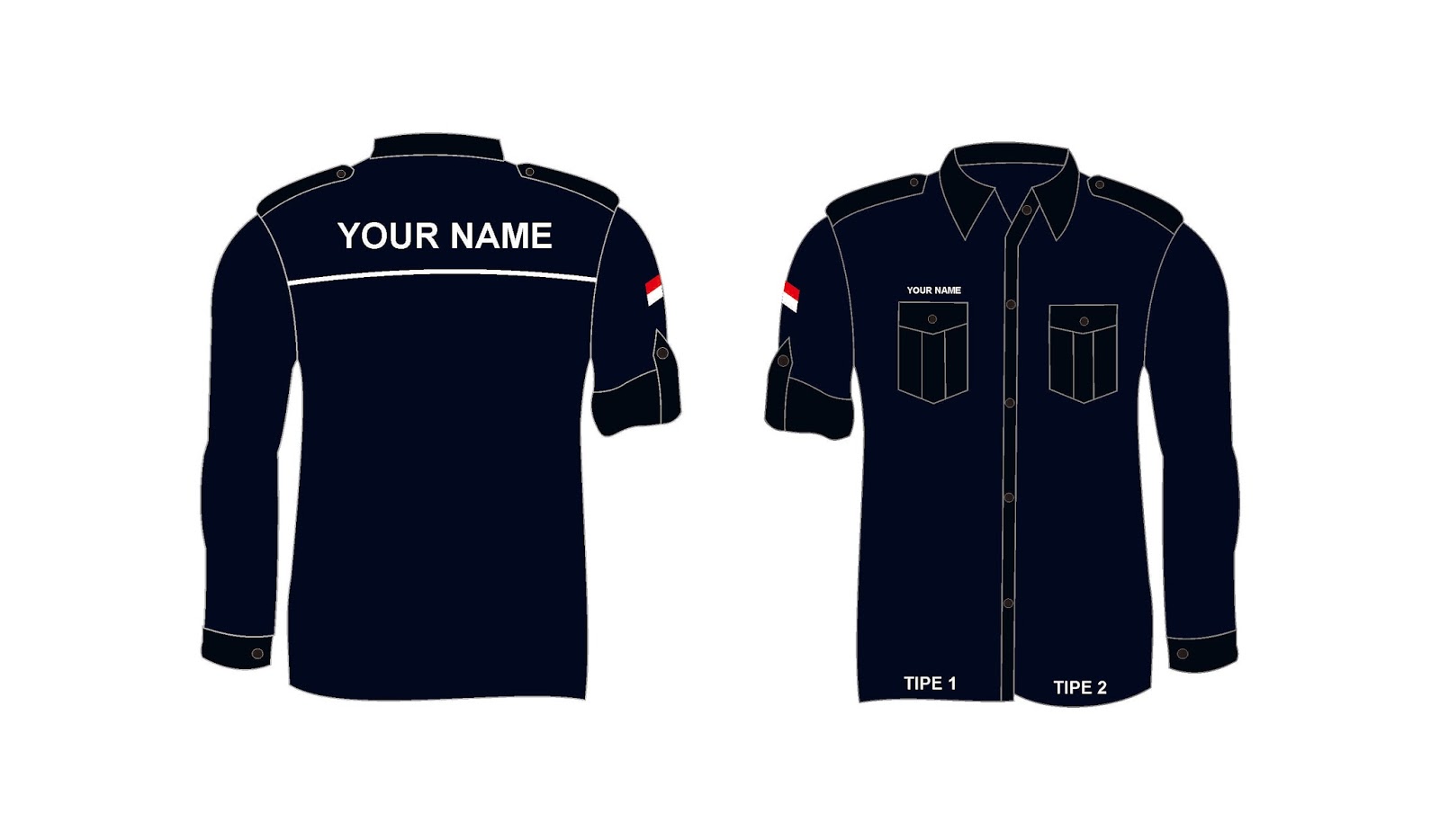 Desain Kemeja Kerja 4