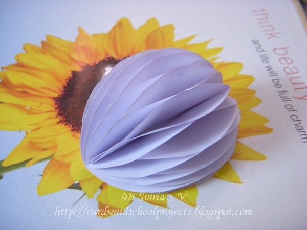 cards crafts kids projects honeycomb flower pop up card tutorial paper flower pop up card