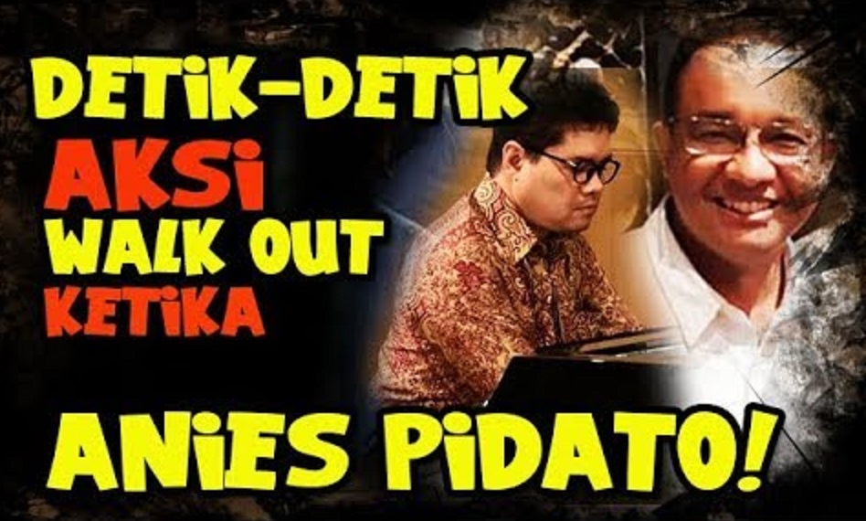 Tamparan Keras Profesor Buat Mereka Yang Bully Aksi Walk Out Saat Anies Baswedan Pidato Sebagai Tak Bertata Krama Tak Bermoral Infomenia