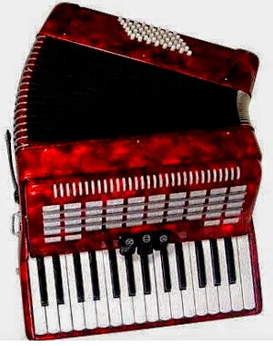 Gambar Alat musik accordion Sumatera Selatan