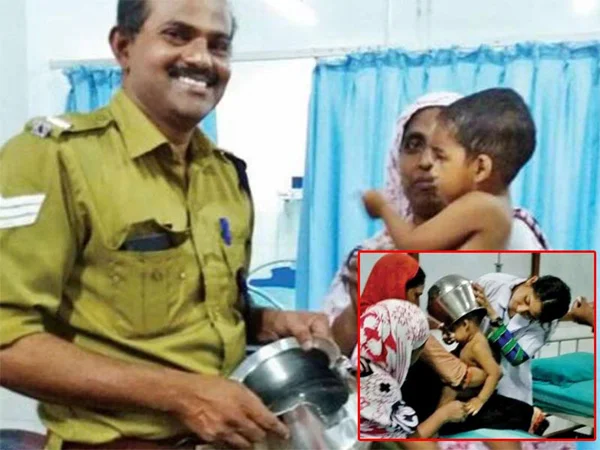 Child's head stuck in a steel vessel , U V Shibu,Nedumbassery Airport, Hospital, Treatment, Doctor, Nurse, Medical College, Kerala.