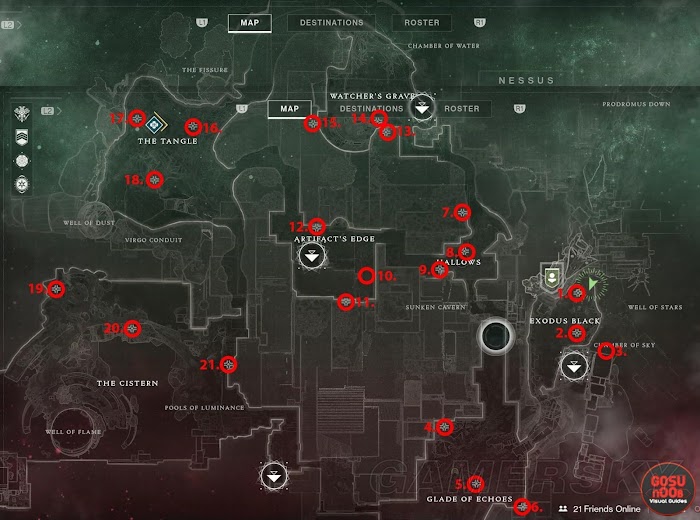 天命2 (Destiny 2) 全星球區域寶箱與淪陷區位置分享
