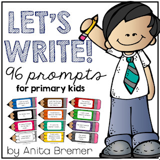 Writing center ideas and activities for Daily 5 work on writing for First Grade and Second Grade