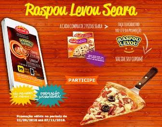 Cadastrar Promoção Seara Raspou Levou Pizzas Seara Raspadinha