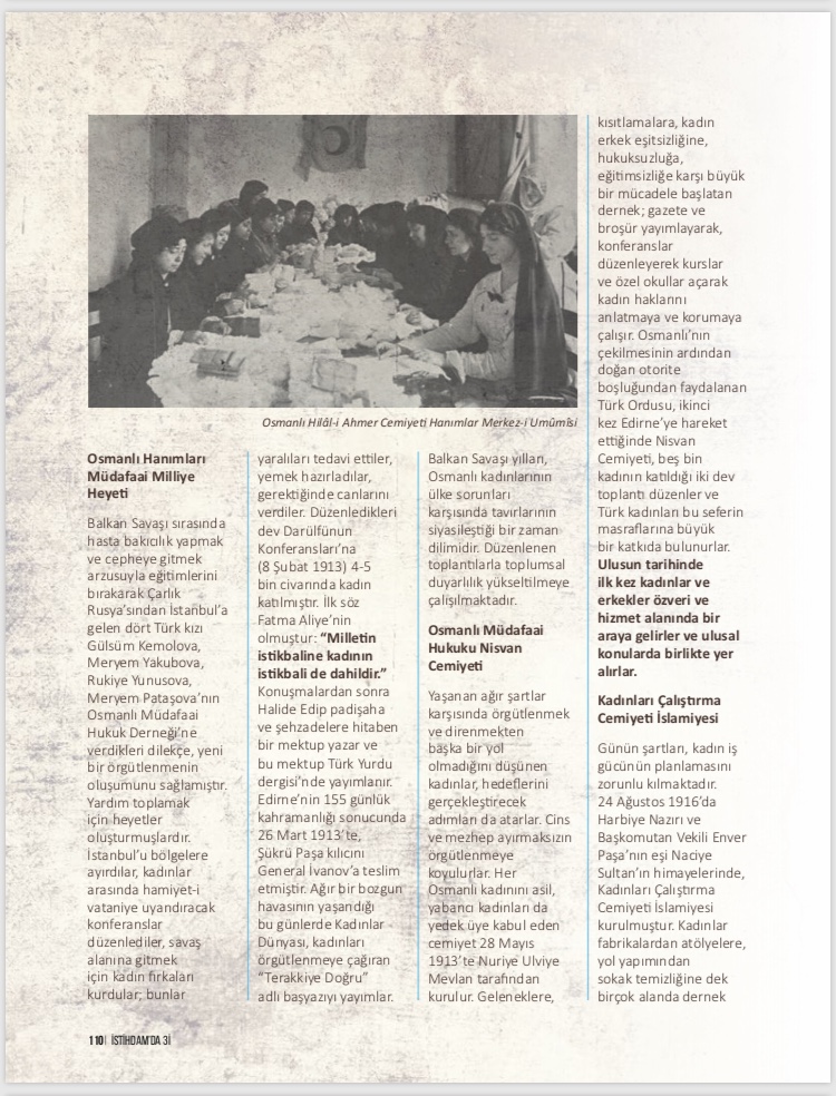 Tarihte Bugun Osmanli Da Ilk Feminist Orgut Teali I Nisvan
