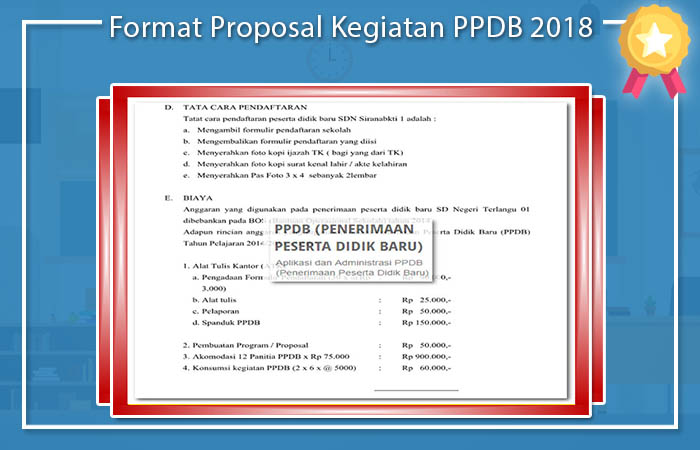 Format Proposal Kegiatan PPDB 2018