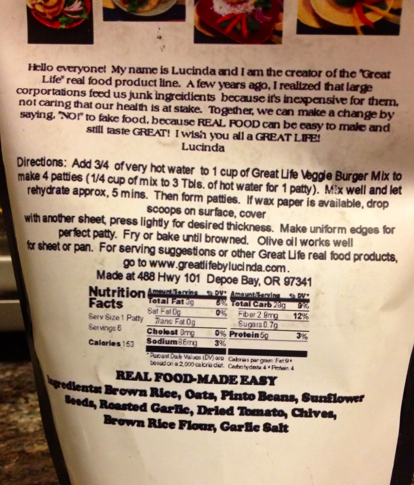 StayatHome Vegan Product Review Instant Veggie Burger Mix from