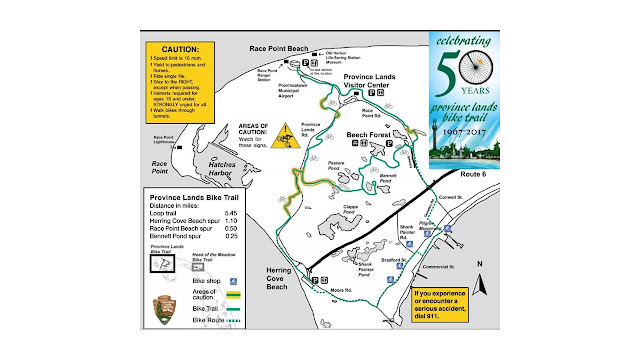 Province Lands Bike Trail map