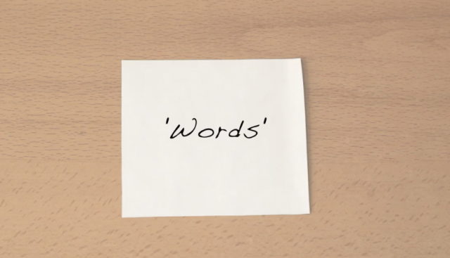 Words. ©Laura Terciado. Cortometraje | Short Film