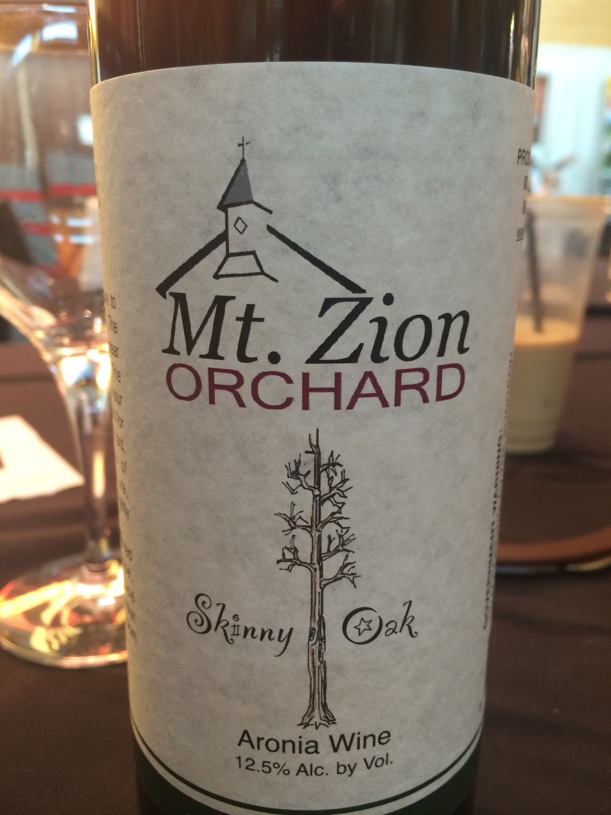 East Coast Wineries Mt. Zion Orchard Aronia Wine A Pleasant Surprise