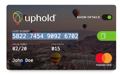 Uphold Tarjeta Virtual MasterCard.