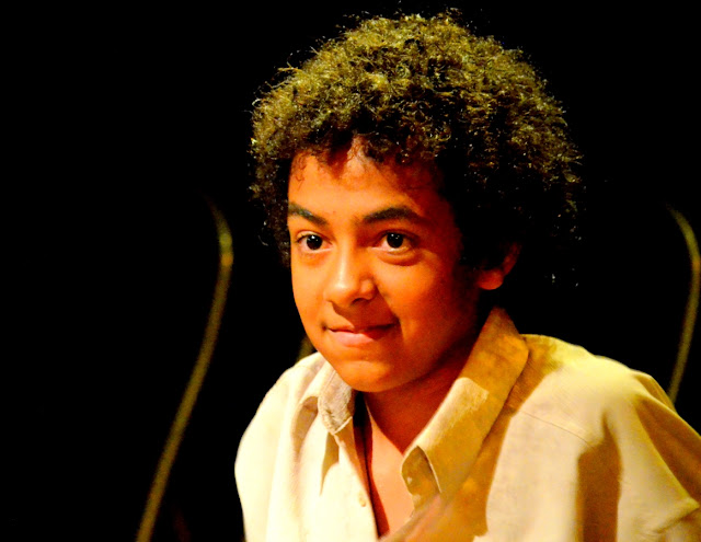 O jovem ator Matheus Trindade, que interpreta a personagem Miguilim, foi indicado na a categoria ator revelação, no Prêmio SESC do Teatro Candango de 2015 Foto Joaquim Dantas 