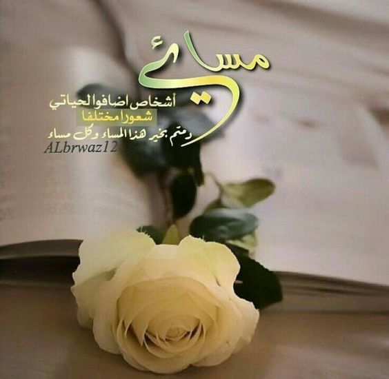 بوستات مساء الخير بالصور ورسائل مساء الخير جديدة