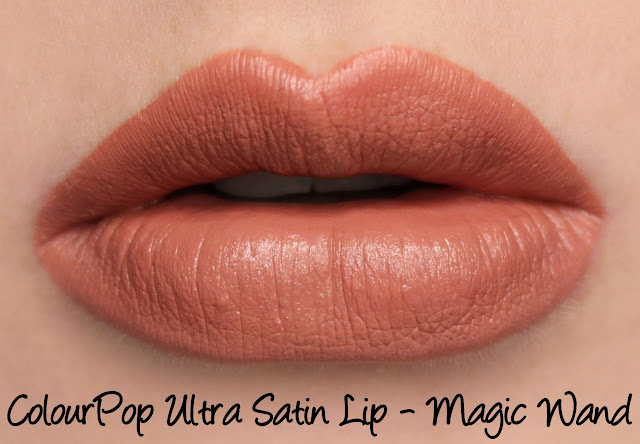 ColourPop Ultra Satin Lip - Magic Wand Swatches & Review