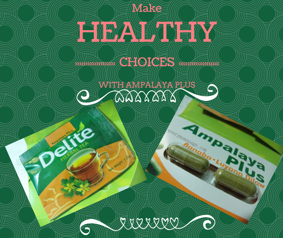 Make Healthy Choices Ampalaya Plus Tea and Capsule