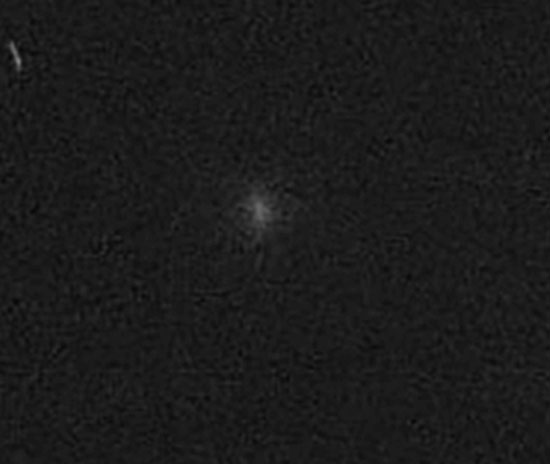 Cropped image showing some of M87 structure (Source: Palmia Observatory)