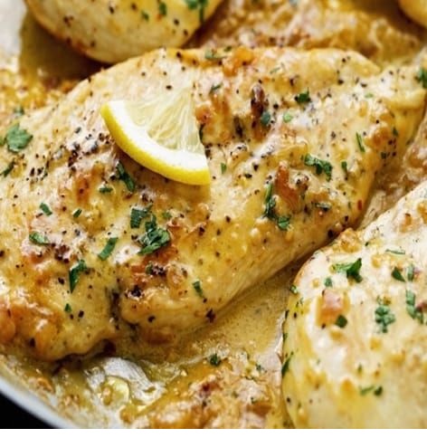 Slow Cooker Lemon-Garlic Chicken