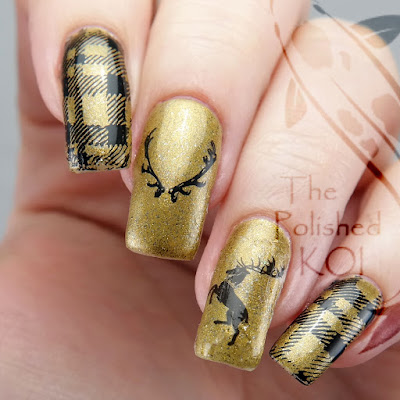 Baroness X Polish Ours is the Fury Nail Art Baratheon Stag