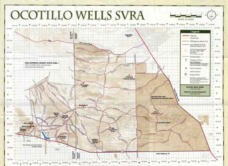 ExFullTime RVer Ocotillo Wells State Vehicular Recreation Area