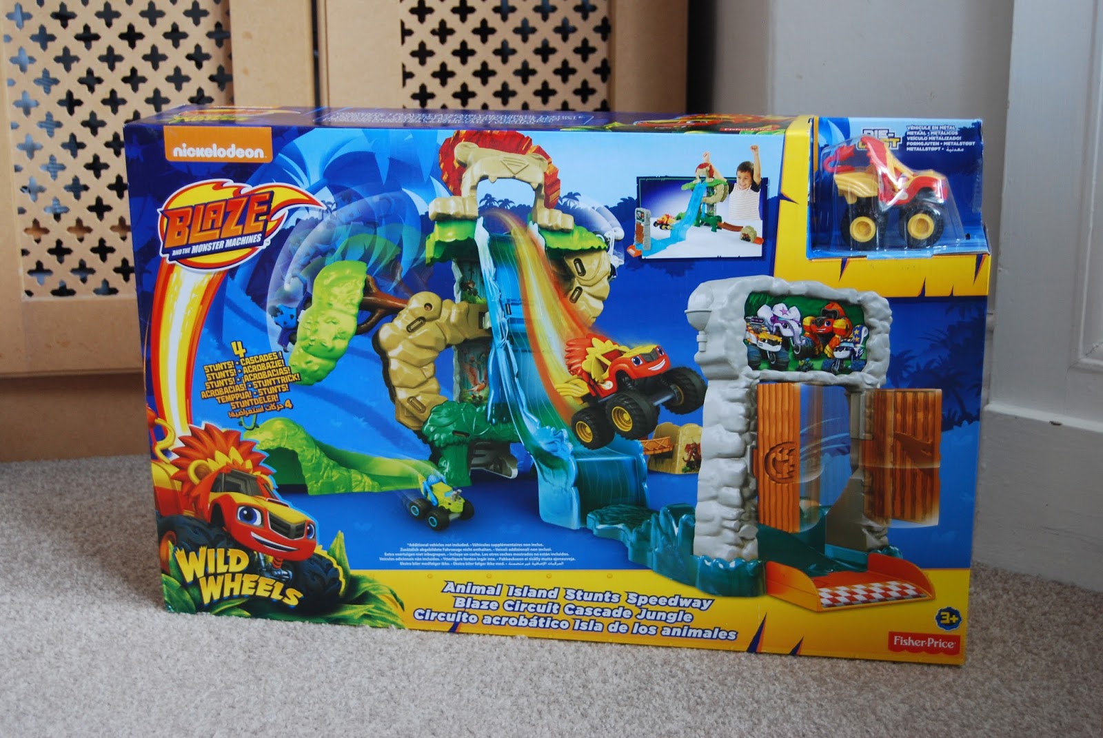 blaze animal island playset