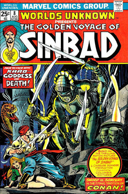 Marvel Comics, Worlds Unknown #8, Golden Voyage of Sinbad