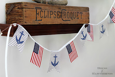 4th Of July Top 5 Projects - Nautical Patriotic Banner - MLI