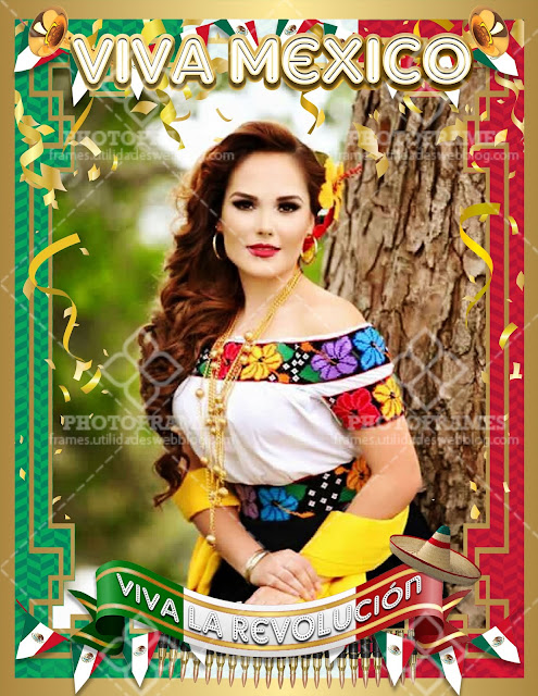 Marco para fotos de la revolución mexicana