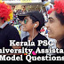 Kerala PSC Model Questions for University Assistant Exam - 103