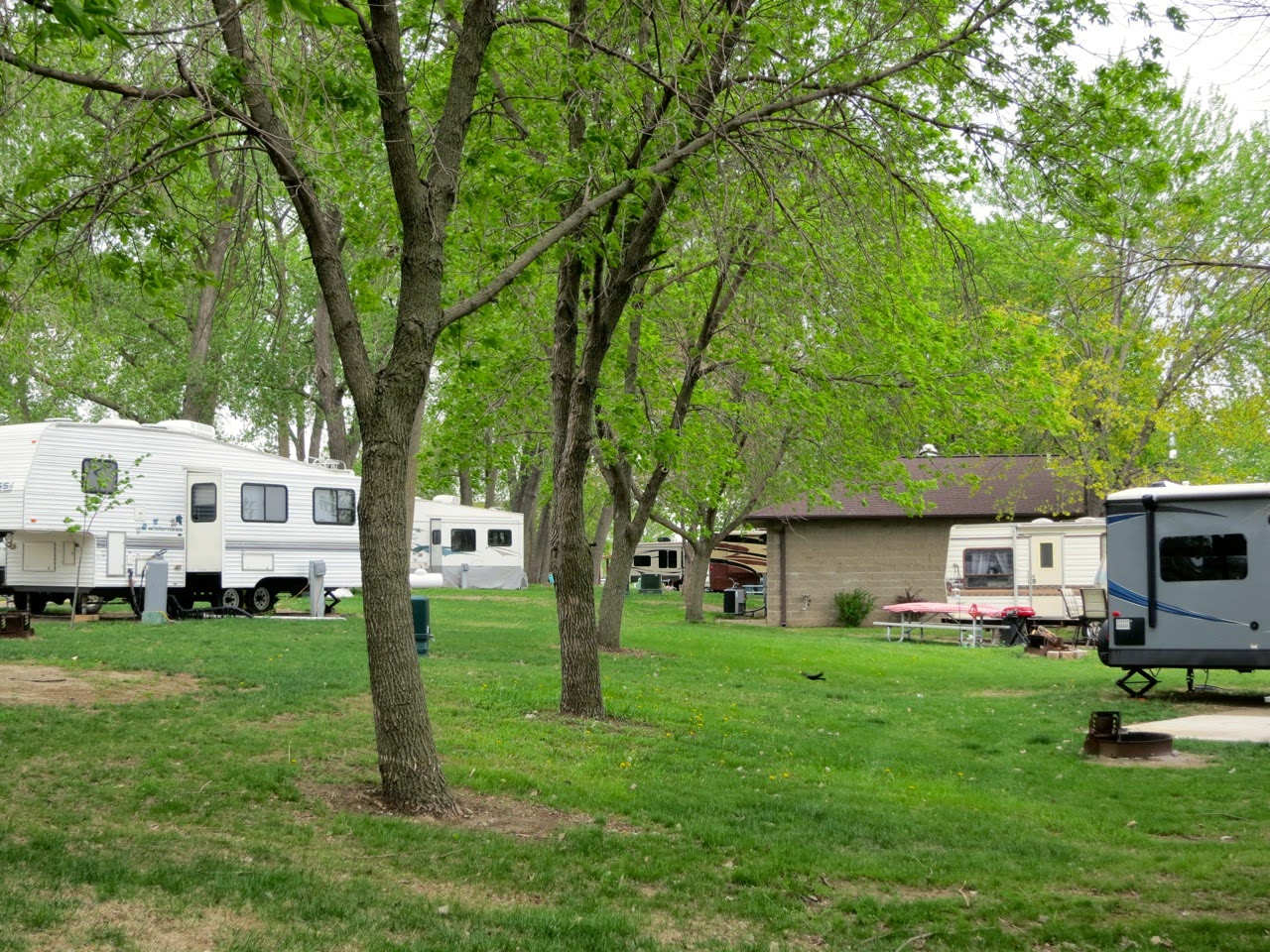 Streaming Together Scenic Park Campground, South Sioux City, Nebraska