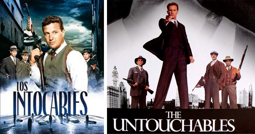 'Los Intocables', en la televisión y el cine Robert Stack y Kevin Costner, Series llevadas al cine